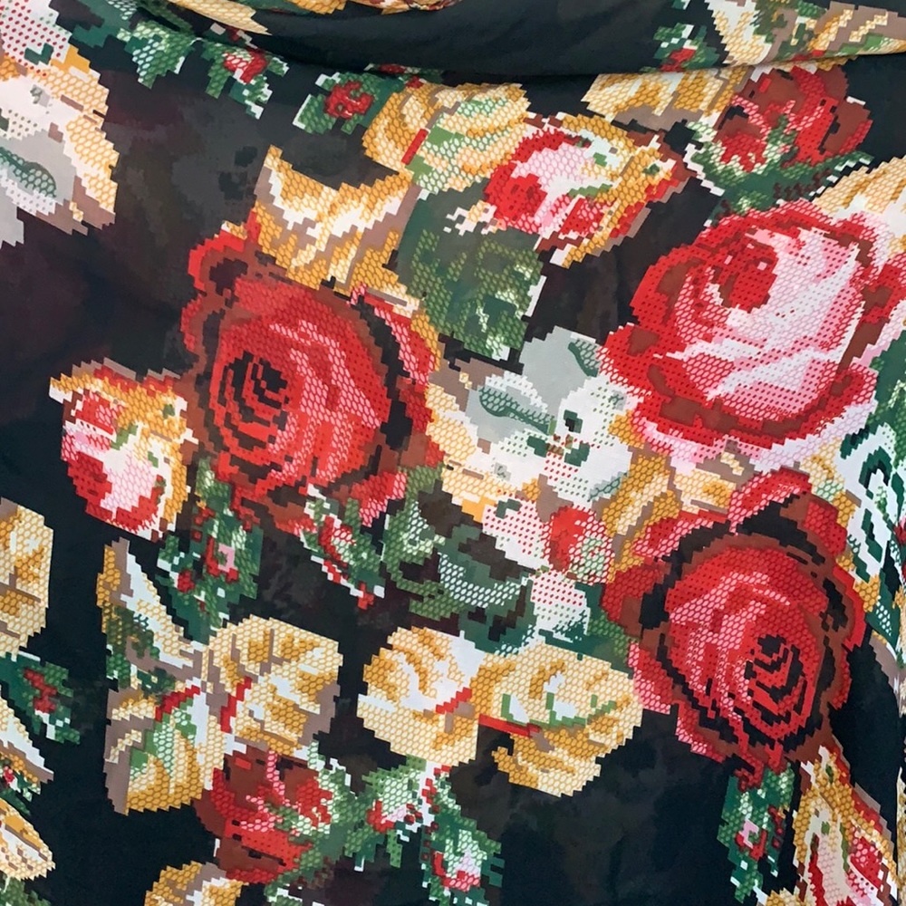 Digital Floral Print Scarf